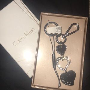 Silver Calvin Klein Keychain NWT